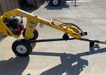 One-Man Towable Post Auger
